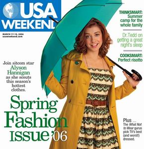 Alyson Hannigan su USA Weekend